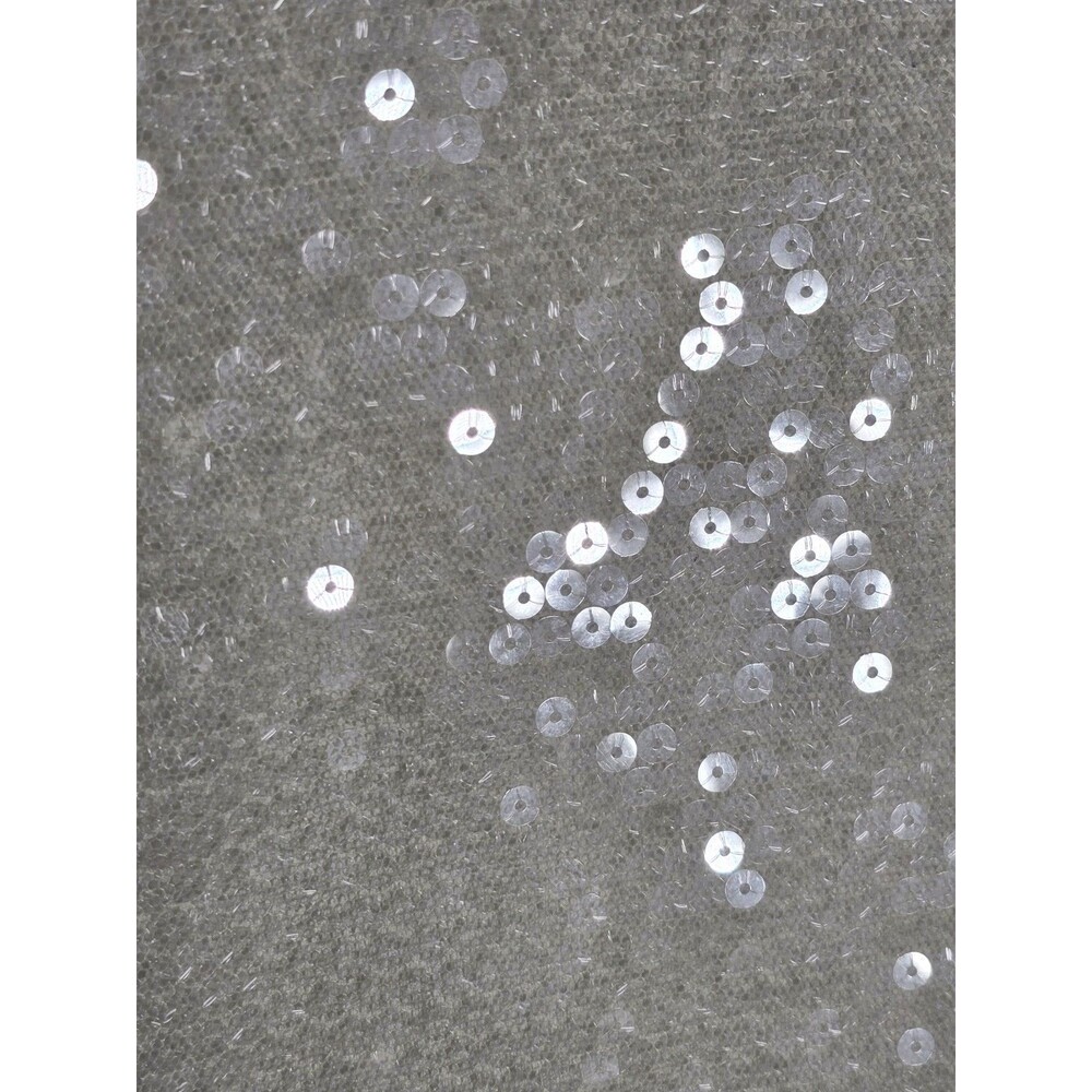 LOFT Cream Sequin Tank Top - Picture 2 of 6